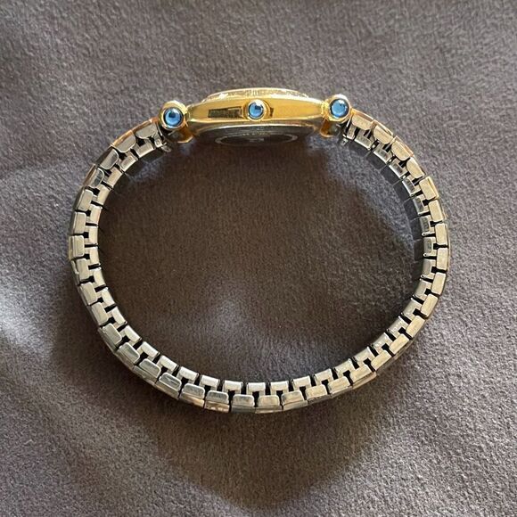 Quartz Vintage Gold Tone Abalone Mermaid Women's Watch OS - Picture 2 of 6